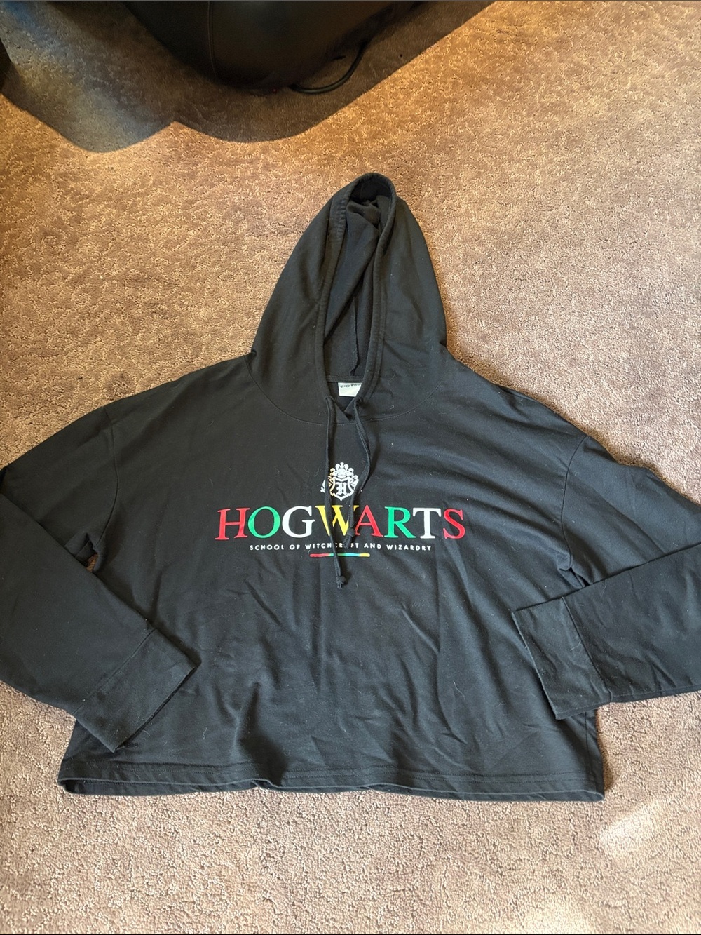 Harry Potter Hogwarts Black Kids Hoodie Sweatshirt